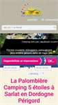 Mobile Screenshot of lapalombiere.fr